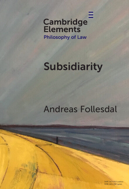 Subsidiarity (Hardback) 9781009571654