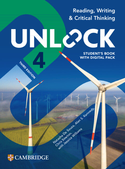 Unlock Level 4 Reading, Writing and Critical Thinking Student's Book with Digital Pack (Multiple-component retail product) 9781009797566
