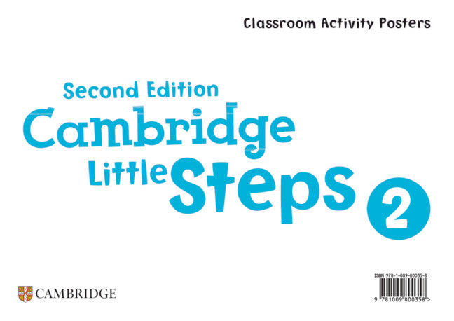 Cambridge Little Steps Level 2 Classroom Activity Posters (Poster) 9781009800358