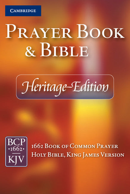 Heritage Edition Prayer Book and Bible, CPKJ421 (Hardback) 9781107032682