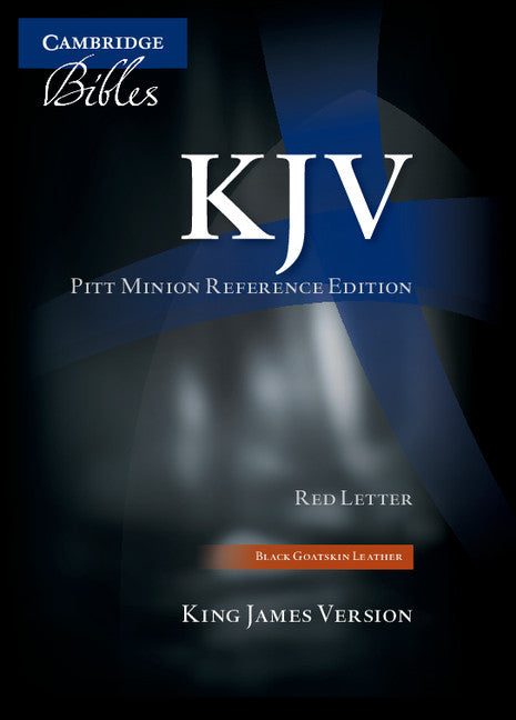 KJV Pitt Minion Reference Bible, Black Goatskin Leather, Red-letter Text, KJ446:XR (Leather / fine binding) 9781107665026