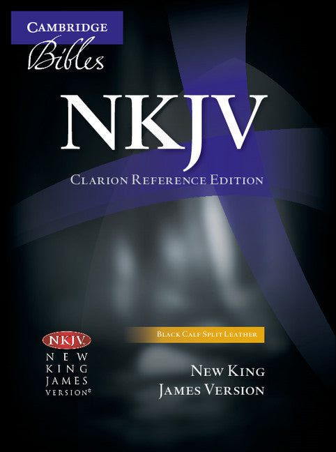 NKJV Clarion Reference Bible, Black Calf Split Leather, NK484:X (Leather / fine binding) 9781107676824