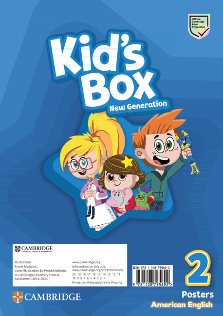 Kid's Box New Generation Level 2 Posters American English (Poster) 9781108795692