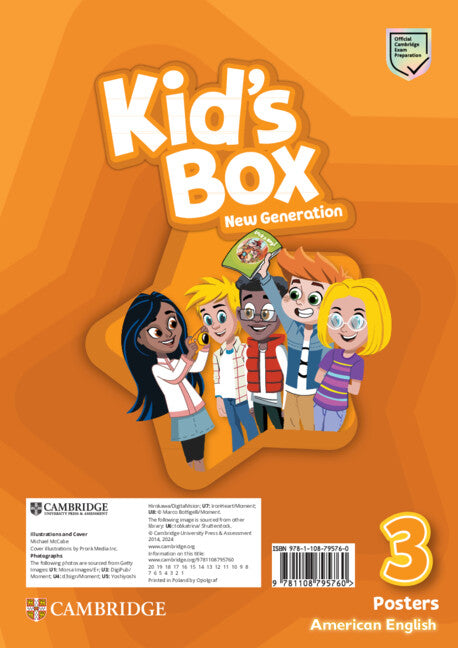 Kid's Box New Generation Level 3 Posters American English (Poster) 9781108795760