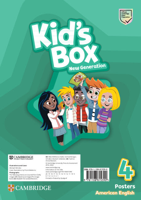 Kid's Box New Generation Level 4 Posters American English (Poster) 9781108815390