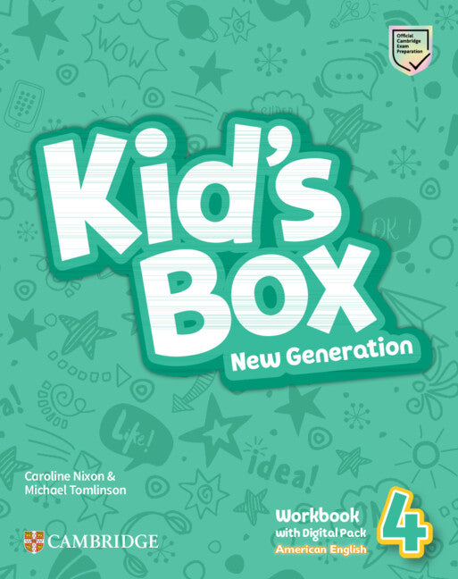 Kid's Box New Generation Level 4 Workbook with Digital Pack American English (Multiple-component retail product) 9781108895309