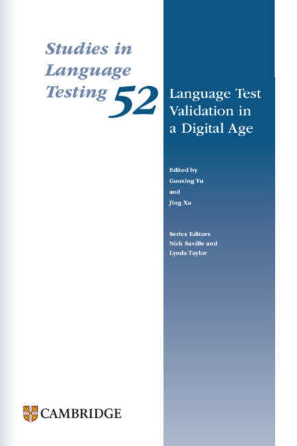Language Test Validation in a Digital Age Paperback (Paperback / softback) 9781108931908