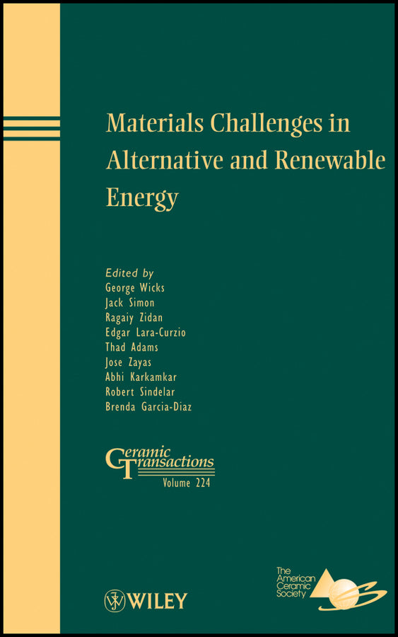 Materials Challenges in Alternative and Renewable Energy (Hardback) 9781118016053