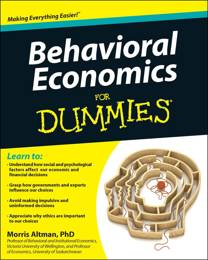 Behavioral Economics For Dummies (Paperback / softback) 9781118085035