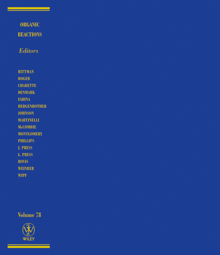 Organic Reactions, Volume 78 (Hardback) 9781118356364