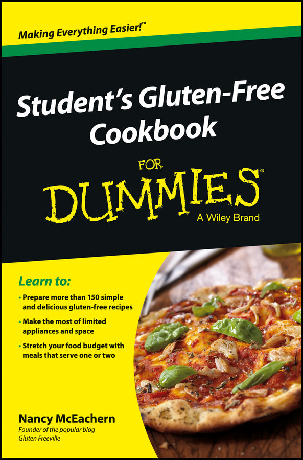 Student's Gluten-Free Cookbook For Dummies (Paperback / softback) 9781118485842