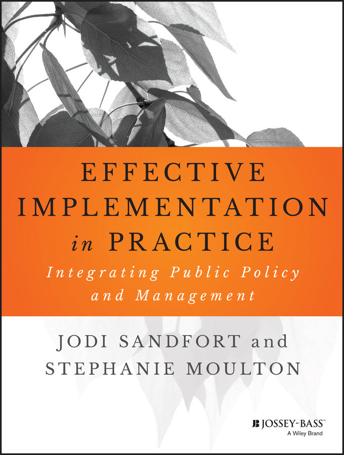 Effective Implementation In Practice; Integrating Public Policy and Management (Paperback / softback) 9781118775486