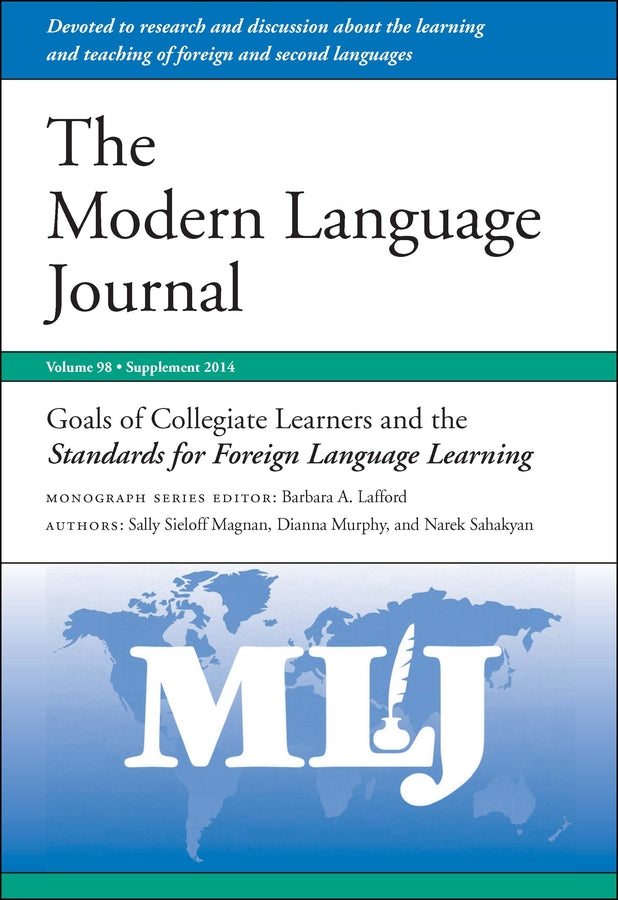 Goals of Collegiate Learners and the Standards for Foreign Language Learning (Paperback / softback) 9781118870969
