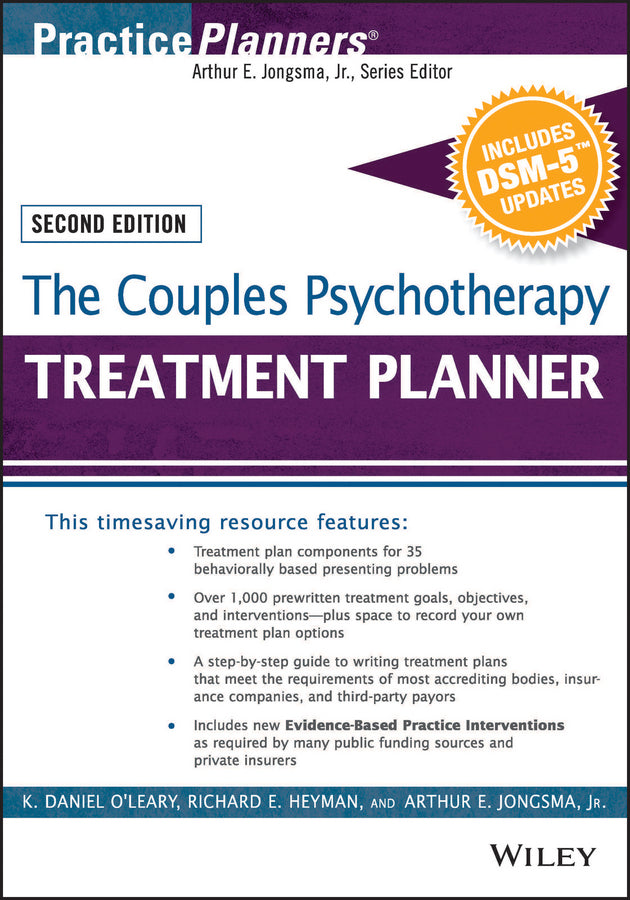 The Couples Psychotherapy Treatment Planner, with DSM-5 Updates (Paperback / softback) 9781119063124