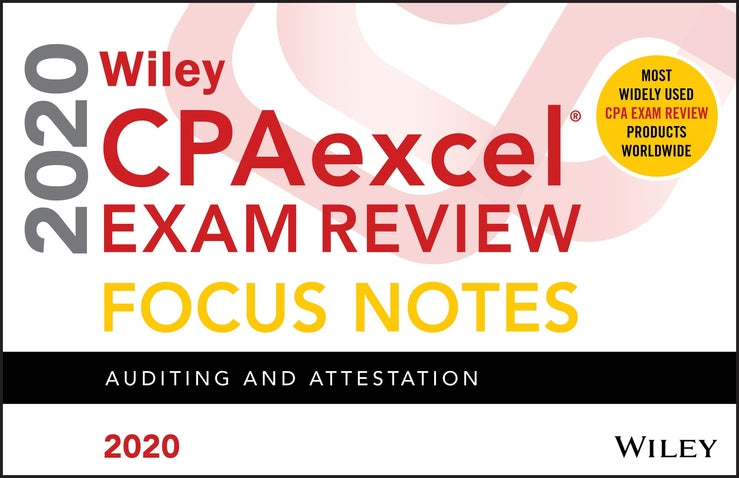 Wiley CPAexcel Exam Review 2020 Focus Notes; Auditing and Attestation (Paperback / softback) 9781119632610