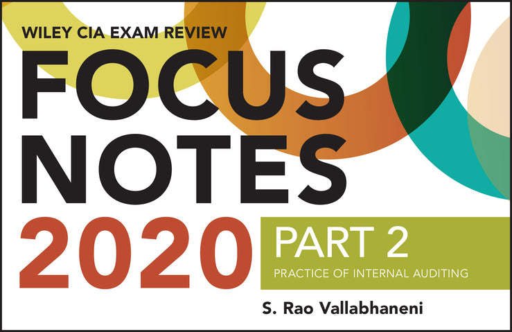 Wiley CIA Exam Review 2020 Focus Notes, Part 2; Practice of Internal Auditing (Paperback / softback) 9781119667209