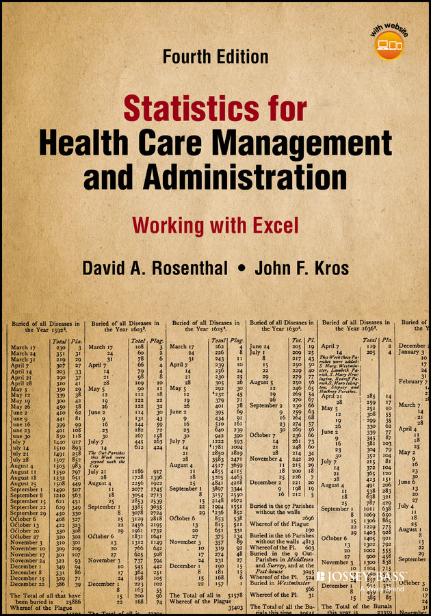 Statistics for Health Care Management and Administration; Working with Excel (Paperback / softback) 9781119901679
