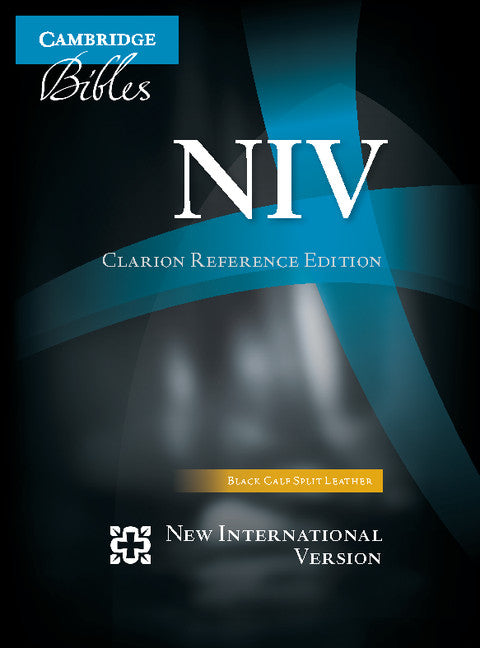 NIV Clarion Reference Bible, Black Calf Split Leather, NI484:X (Leather / fine binding) 9781316601341