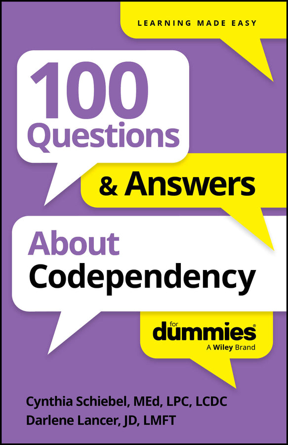 100 Questions & Answers About Codependency For Dummies (Paperback / softback) 9781394368709