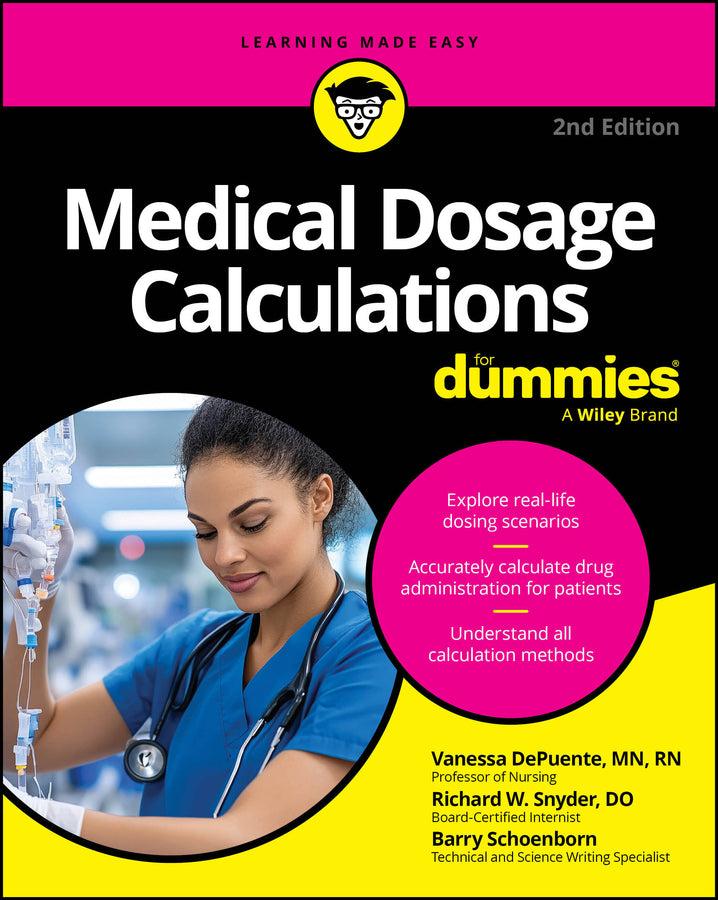 Medical Dosage Calculations For Dummies (Paperback / softback) 9781394375844