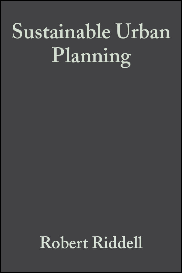 Sustainable Urban Planning; Tipping the Balance (Paperback / softback) 9781405102902