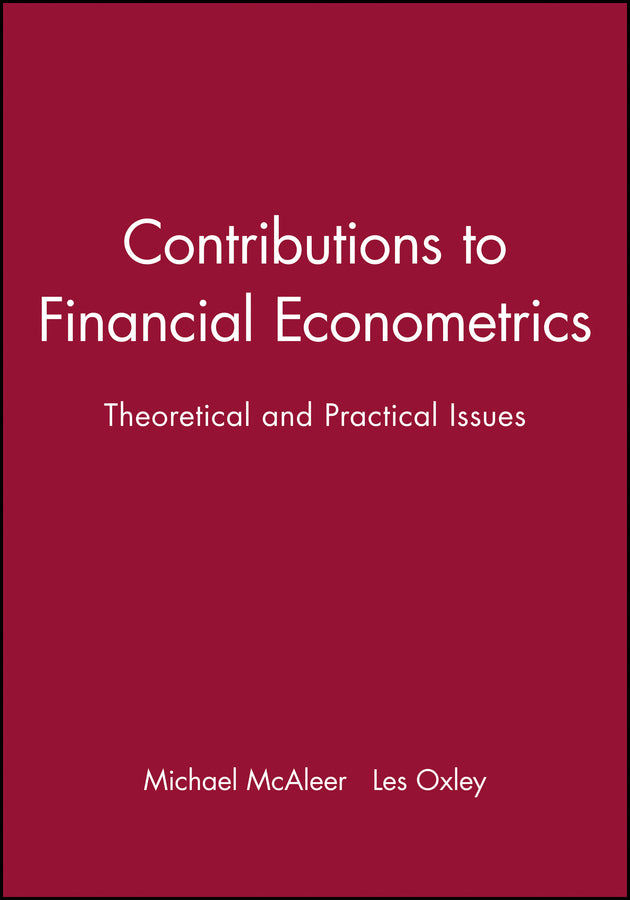 Contributions to Financial Econometrics; Theoretical and Practical Issues (Paperback / softback) 9781405107433