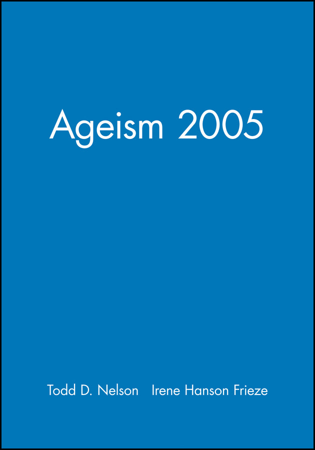 Ageism 2005 (Paperback / softback) 9781405139441