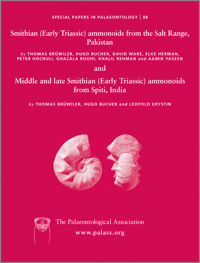 Special Papers in Palaeontology, Smithian (Early Triassic) ammonoids from the Salt Range (Pakistan) and Spiti (India) (Paperback / softback) 9781444367133