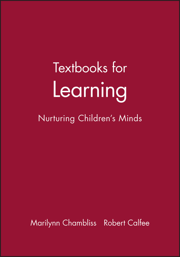 Textbooks for Learning; Nurturing Children's Minds (Paperback / softback) 9781557864123
