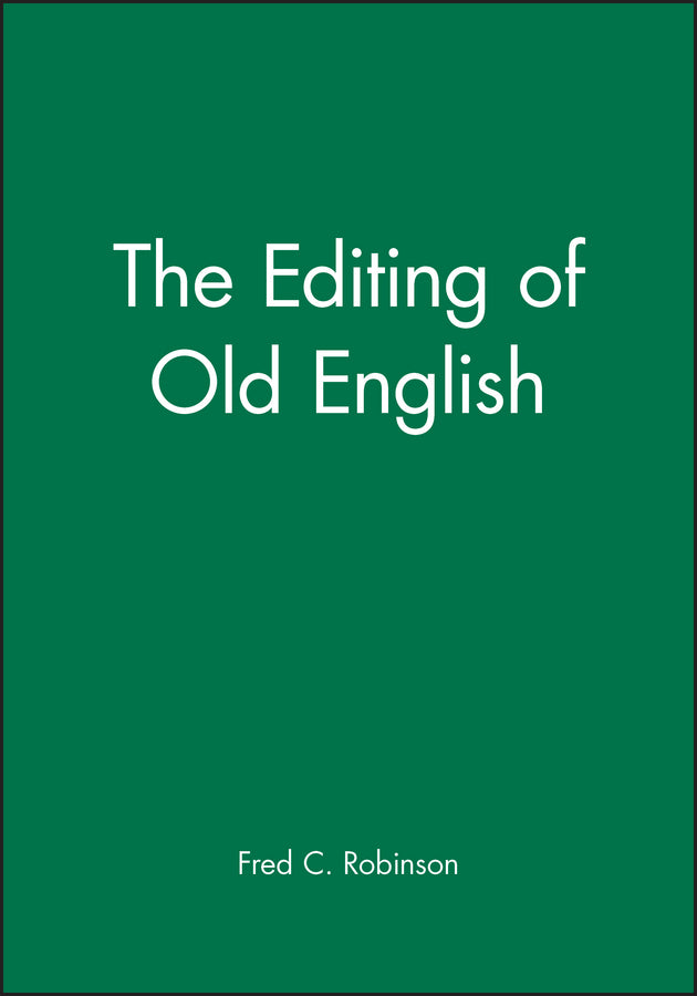 The Editing of Old English (Hardback) 9781557864383