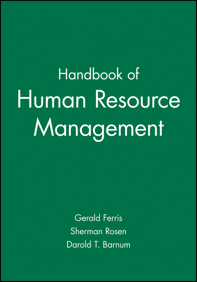 Handbook of Human Resource Management (Hardback) 9781557867193