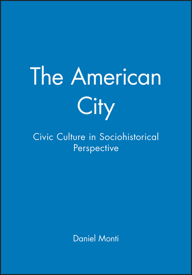 The American City; Civic Culture in Sociohistorical Perspective (Paperback / softback) 9781557869180