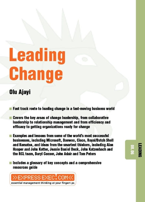 Leading Change; Leading 08.06 (Paperback / softback) 9781841122052