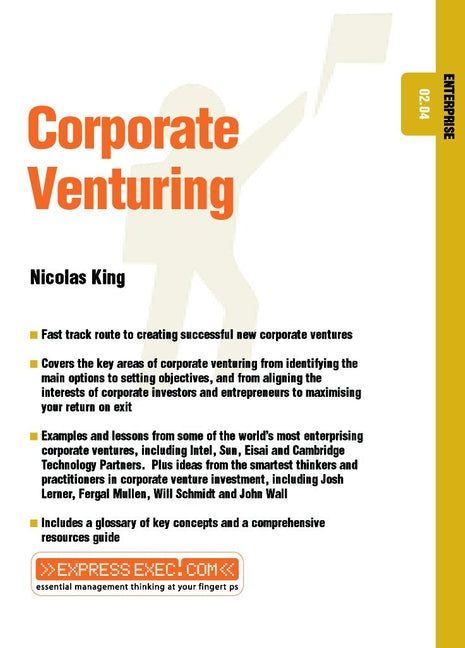 Corporate Venturing; Enterprise 02.04 (Paperback / softback) 9781841123707