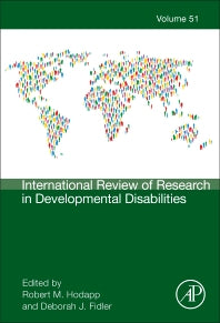 International Review of Research in Developmental Disabilities (Hardback) 9780128047859