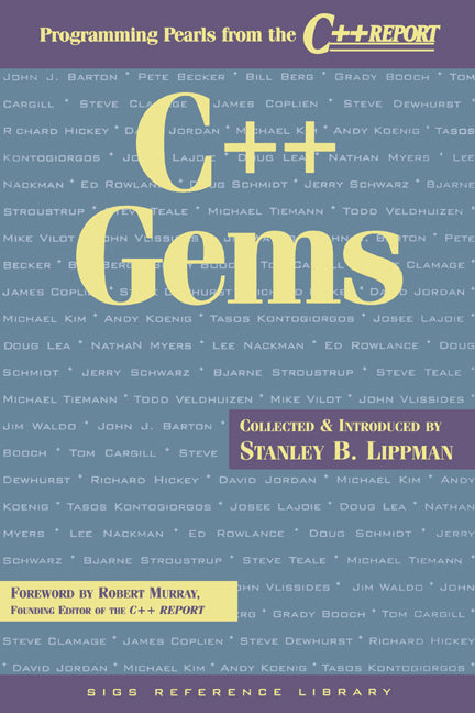 C++ Gems; Programming Pearls from The C++ Report (Paperback) 9780135705810
