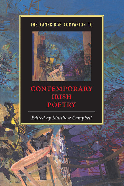 The Cambridge Companion to Contemporary Irish Poetry (Paperback) 9780521012454