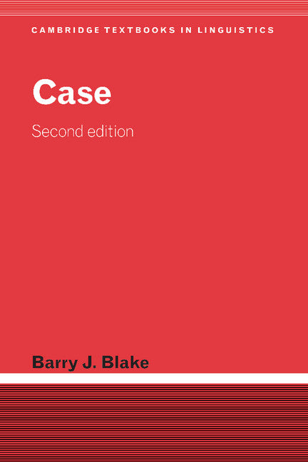 Case (Paperback) 9780521014915
