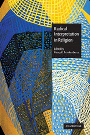 Radical Interpretation in Religion (Hardback) 9780521816861