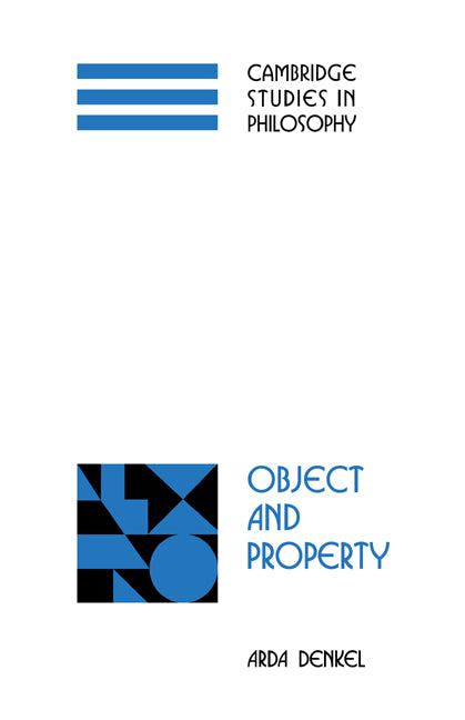 Object and Property (Paperback / softback) 9780521042093