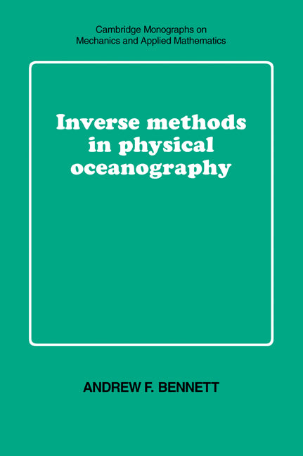 Inverse Methods in Physical Oceanography (Paperback / softback) 9780521055284