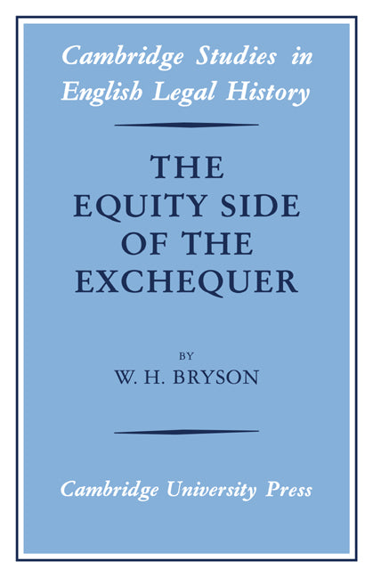 The Equity Side of the Exchequer (Paperback / softback) 9780521076593