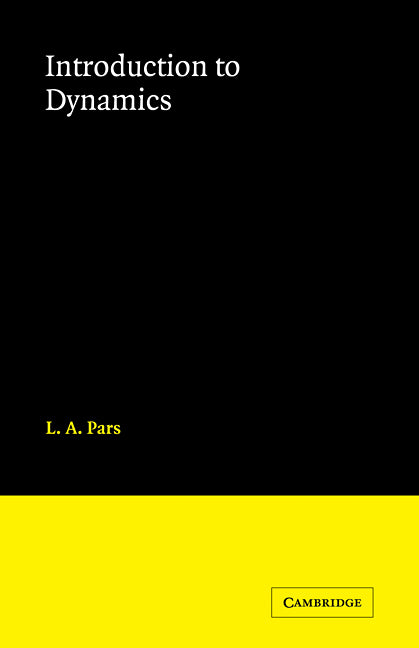 Introduction to Dynamics (Paperback / softback) 9780521089845