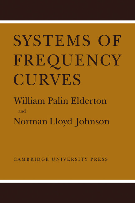 Systems of Frequency Curves (Paperback / softback) 9780521093361