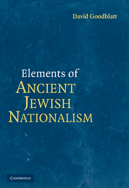 Elements of Ancient Jewish Nationalism (Paperback / softback) 9780521101677