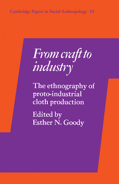 From Craft to Industry; The Ethnography of Proto-Industrial Cloth Production (Paperback / softback) 9780521104982