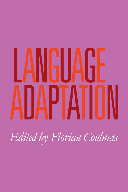 Language Adaptation (Paperback / softback) 9780521107471