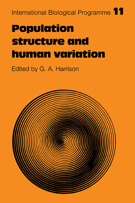 Population Structure and Human Variation (Paperback) 9780521112628