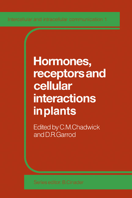 Hormones, Receptors and Cellular Interactions in Plants (Paperback) 9780521117647