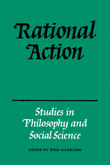Rational Action (Paperback) 9780521143738